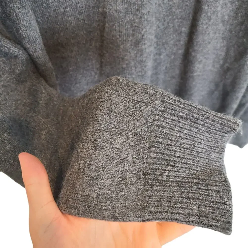 J. Crew Men Merino Wool Alpaca Pullover Sweater Sz L Slim Fit Preppy Minimalist